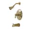 Kingston Brass KB3637NDL Tub and Shower Faucet, Brushed Brass KB3637NDL - alternate 1